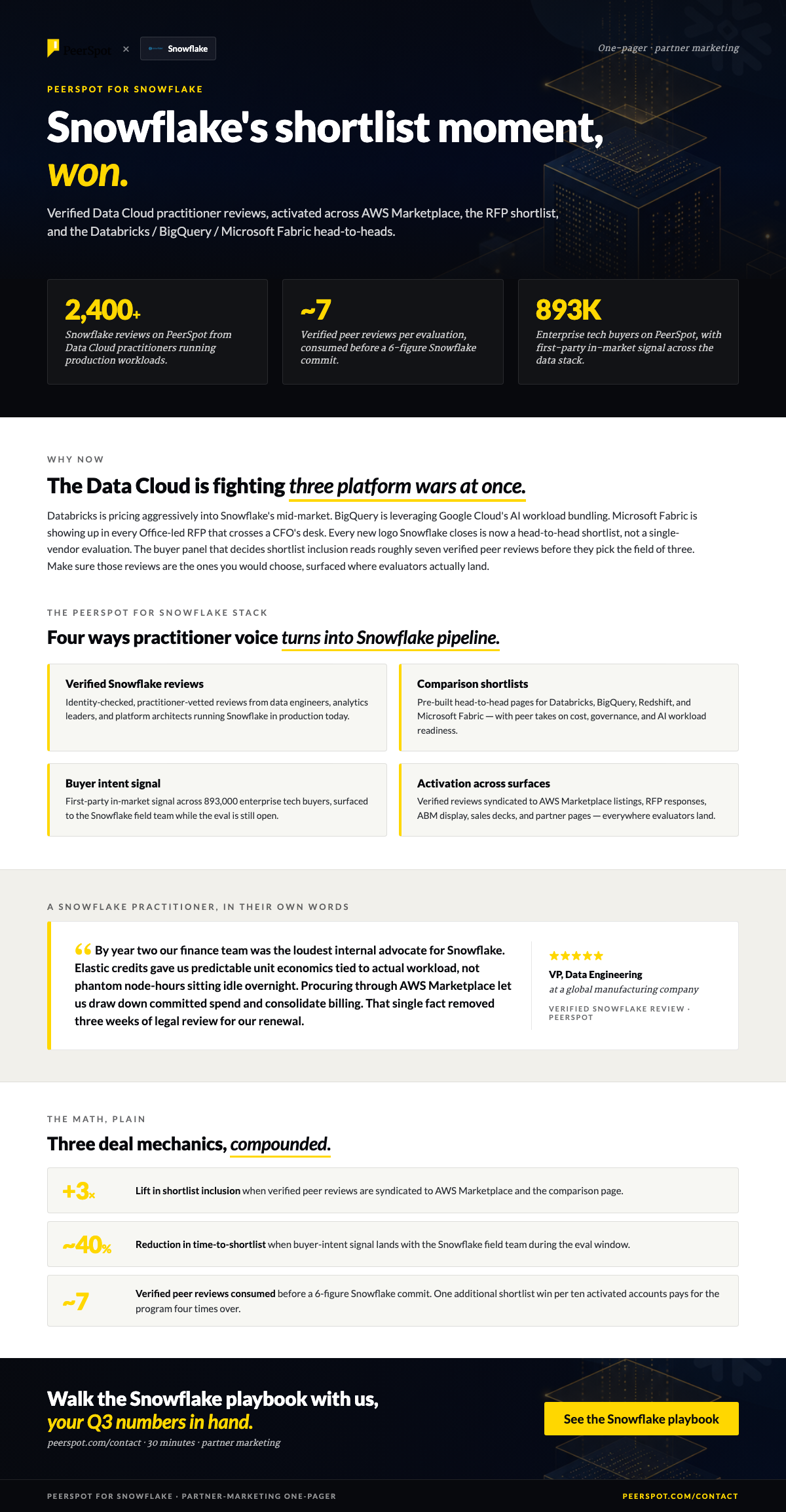 One-pager